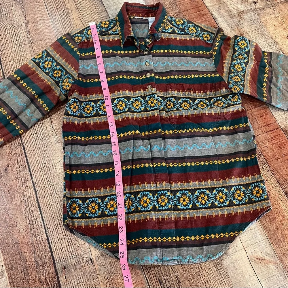 Fun colored button up - Picture 4 of 6